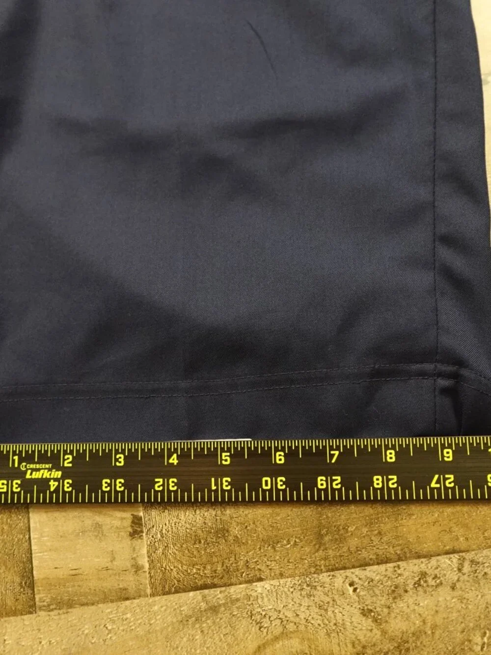 Paisley & Gray Slim Fit Dress Shorts Men's 34 Navy Flat Front Stretch 10